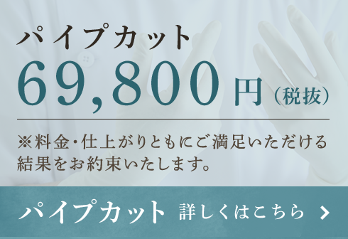 パイプカット　68,000円（税別）